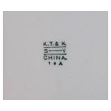 Early 1900s Vintage Knowles Taylor KT&K Bluebird China Set