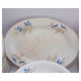 Early 1900s Vintage Knowles Taylor KT&K Bluebird China Set