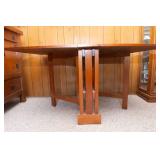 Mid-Century Modern Extendable Dining Table