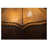 Vintage Wooden Floor Lamp – 61" Tall