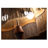 Vintage Wooden Floor Lamp – 61" Tall