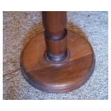 Vintage Wooden Floor Lamp – 61" Tall