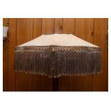 Vintage Wooden Floor Lamp – 61" Tall