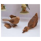 Assorted Bird Figurines – Variety of Materials
