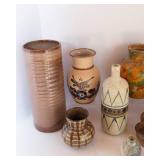 Large Variety of Pottery Vases