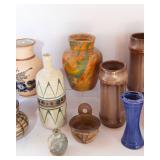 Large Variety of Pottery Vases