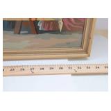 Hand-Painted Last Supper Artwork – Signed M.M.