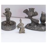 Variety of Pewter Mini Figurines