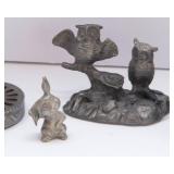 Variety of Pewter Mini Figurines