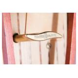 Vintage Steinbach Fisherman  Wind-Up Music Box & Incense Burner