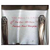 Vintage 1847 Rogers Bros Silverplate Flatware Set – “Daffodil” Pattern, Service for 8 with Case