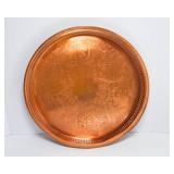 Gregorian Large Copper Serving Tray – 18" Diameter