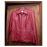 Apt. 9 Red Lambskin Leather Jacket – Size Medium