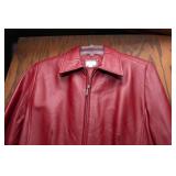 Apt. 9 Red Lambskin Leather Jacket – Size Medium