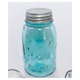 Collection of Vintage Ball Jars and Other Canning Jars