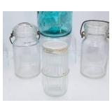 Collection of Vintage Ball Jars and Other Canning Jars