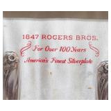 Vintage Rogers Bros Silverplate Flatware Set – “Daffodil” Pattern, Service for 8 with Case (#2)