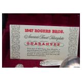 Vintage Rogers Bros Silverplate Flatware Set – “Daffodil” Pattern, Service for 8 with Case (#2)