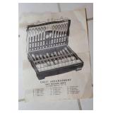 Vintage Rogers Bros Silverplate Flatware Set – “Daffodil” Pattern, Service for 8 with Case (#2)