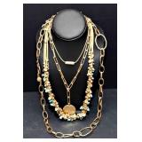 Set of 4 Gold-Tone Necklaces