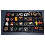 Set of 32 Boho & Colorful Earrings