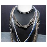 Set of 4 Multi-Chain Necklaces