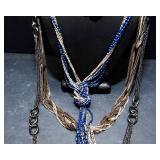 Set of 4 Multi-Chain Necklaces