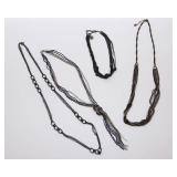 Set of 4 Multi-Chain Necklaces