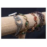 Set of 4 Circular Bracelets