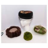 Set of 3 Vintage Hats