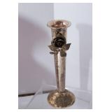 Variety of Metal Silver Tone Vases