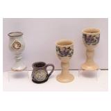Lord and Lady Stoneware Chalices – MN Renaissance Festival Collectibles