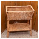 Wicker Planter – 22.5" W x 10" D x 28" T