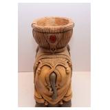 Large Ceramic/Resin Elephant Planter – 17" Tall