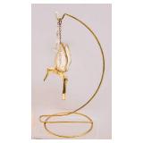 Two Sun Catchers and Two Stone Eggs on Stands