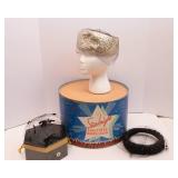 Set of 2 Vintage Hats with Black Netting Veils