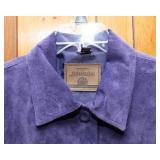 St. John’s Bay Purple Suede Jacket – Petite Medium