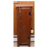 Small Wooden Storage Cabinet – 15" W x 9" D x 42.5" T