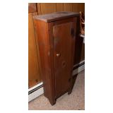 Small Wooden Storage Cabinet – 15" W x 9" D x 42.5" T