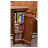 Small Wooden Storage Cabinet – 15" W x 9" D x 42.5" T