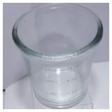 Assortment of Vintage Kitchenware – Measuring Bowl, Mixing Bowl, Candy Jar, Ball Jar