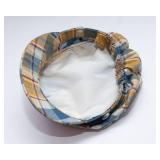 Set of 2 Vintage Hats – Includes Plaid Style, Size Medium
