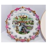 Vintage Collectors Plates and Ashtray Collection