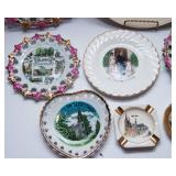 Vintage Collectors Plates and Ashtray Collection
