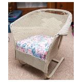 Wicker Rocking Chair – 29" W x 29" T