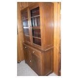 Antique Wooden Hutch – 76" Tall