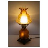Vintage-Style Small Table Lamp – Oil Lamp Design, 20" Tall