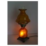 Vintage-Style Small Table Lamp – Oil Lamp Design, 20" Tall