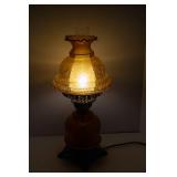 Vintage-Style Small Table Lamp – Oil Lamp Design, 20" Tall