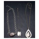 Set of 6 Silver-Tone Necklaces